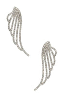 Stone Pave Wings Earrings