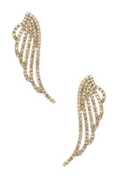 Stone Pave Wings Earrings