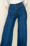 Wide leg, denim pants,  jeans, western