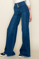 Wide leg, denim pants,  jeans, western