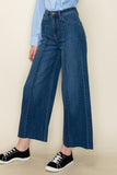 Wide leg, denim pants,  jeans, western