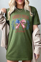 Bow America Needs Jesus Graphic T Shirts