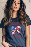 Bow America Needs Jesus Graphic T Shirts