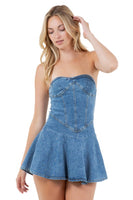 WOMEN FASHION DENIM DRESS