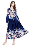 WOMEN FASHION CHIFFON MAXI DRESS