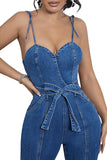 WOMEN FASHION DENIM JUMPSUIT