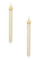 Long Chain Tassel Earrings