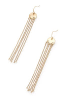 Long Chain Tassel Earrings