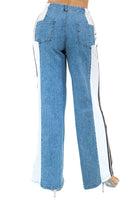 WOMEN FASHION CASUAL STYLE DENIM PANTS