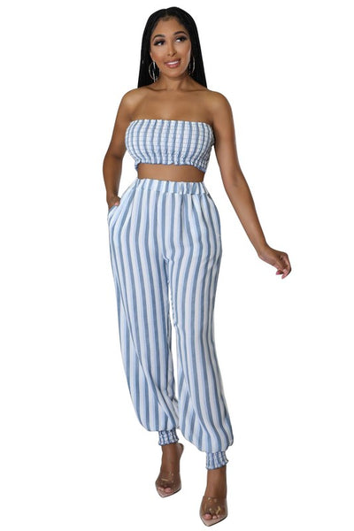 WOMEN FASHION TWO PIECE PANTS SET