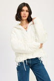 RUCHED PUFF JACKET