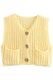 WOMEN FASHION KNITWEAR VEST