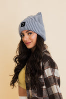 Chill Vibes Soft Ribbed Squared Face Beanie