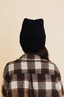 Chill Vibes Soft Ribbed Squared Face Beanie