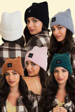 Chill Vibes Soft Ribbed Squared Face Beanie