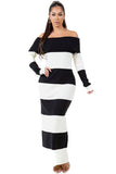 WOMEN FASHION LONG MAXI KNIT DRESS