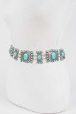 Plus Size Turquoise Western Chain Belt