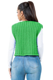 WOMEN FASHION KNITWEAR VEST