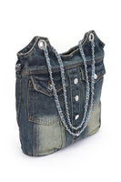 Vintage Denim Iconic Tote Bag