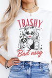 Baddie Girly Retro, Sassy Summer Graphic Tee