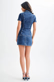 WOMEN FASHION DENIM TWO PIECE SET