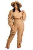 WOMEN FASHUON  2PC SWEATER PANTS SET