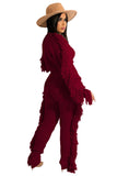 WOMEN FASHUON  2PC SWEATER PANTS SET