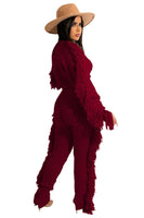 WOMEN FASHUON  2PC SWEATER PANTS SET