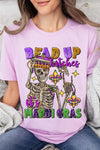 Bead Up Bitches It's Mardi Gras Graphic Tee