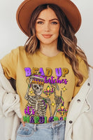 Bead Up Bitches It's Mardi Gras Graphic Tee