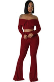 WOMEN FASHION TWO PIECE PANTS SET