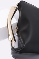 Gold Bar Handle Iconic Swing Bag