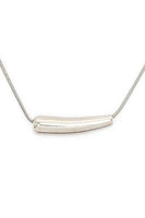 Stainless Steel Sliding Pendant Necklace