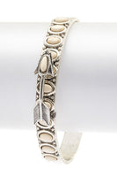 Arrow Western Stone Pave Open Cuff