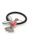 Humming Bird Stone Hair Tie