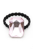 Crystal Stone Holiday Hair Tie