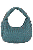 Woven Mini Hobo Shoulder Bag