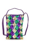 Mardi Gras Sequins Tote