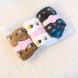 Adorable Mini Flower Socks Set Of 3