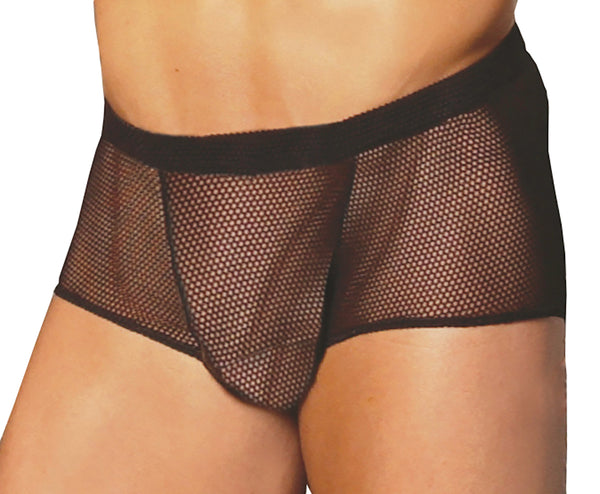 Elegant Moments Mens Fishnet Boxer