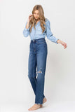 Super High Rise Straight Leg Jeans