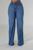 Wide Leg Jean in Medium Wash