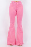 Bell Bottom Jean in Pink Made In: USA