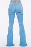 Bell Bottom Jean in Light Blue