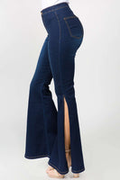 American Bazi Side Slit Flare Jeans