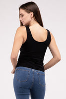 Front & Back 2-Way V-Neck Seamless Tank