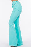 Bell Bottom Jean in Turquoise