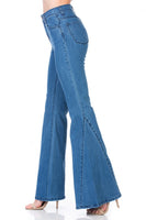 High Waist Denim flare Wide Leg bell bottom jeans