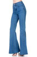 High Waist Denim flare Wide Leg bell bottom jeans