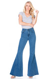 High Waist Denim flare Wide Leg bell bottom jeans